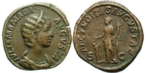 1 Sesterz Römische Kaiserzeit (27BC-395) Bronze Julia Avita Mamaea (180-235)