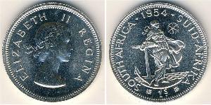1 Shilling Afrique du Sud (1910 - ) Argent Elizabeth II (1926-2022)