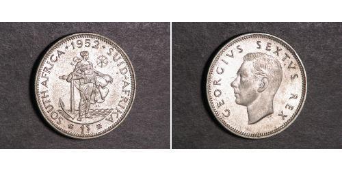 1 Shilling Afrique du Sud (1910 - ) Argent George VI (1895-1952)