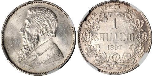1 Shilling Afrique du Sud (1910 - ) Argent Paul Kruger (1825 - 1904)