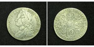 1 Shilling Empire britannique (1497 - 1949) Argent George II (1683-1760)