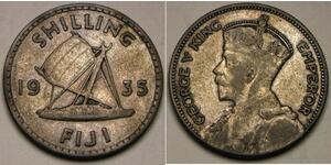1 Shilling Empire britannique (1497 - 1949) / Fidji Argent George V (1865-1936)