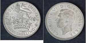 1 Shilling Royaume-Uni Argent 