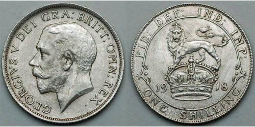 1 Shilling Royaume-Uni Argent George V (1865-1936)