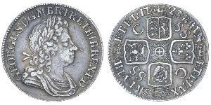 1 Shilling Royaume de Grande-Bretagne (1707-1801) Argent George I (1660-1727)