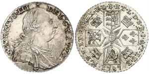1 Shilling Royaume de Grande-Bretagne (1707-1801) Argent George III (1738-1820)
