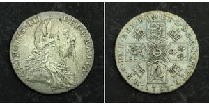 1 Shilling Royaume de Grande-Bretagne (1707-1801) Argent George III (1738-1820)