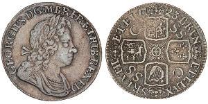 1 Shilling Royaume de Grande-Bretagne (1707-1801) Argent George I (1660-1727)