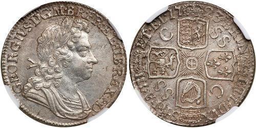 1 Shilling Royaume de Grande-Bretagne (1707-1801) Argent George I (1660-1727)