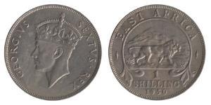1 Shilling Africa orientale Argento Giorgio VI (1895-1952)