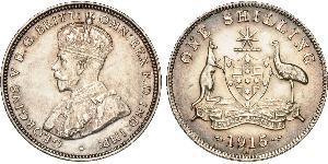1 Shilling Australia (1788 - 1939) Argento Giorgio V (1865-1936)