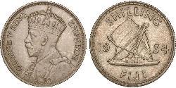 1 Shilling Fiji (1970 - ) / Impero britannico (1497 - 1949) Argento Giorgio V (1865-1936)