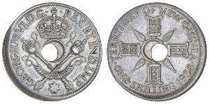 1 Shilling Nuova Guinea Argento Giorgio VI (1895-1952)