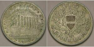 1 Shilling Prima repubblica austriaca (1918-1934) Argento 