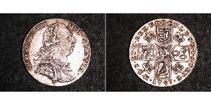 1 Shilling Regno Unito di Gran Bretagna (1707-1801) Argento Giorgio III (1738-1820)
