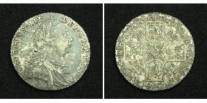 1 Shilling Regno Unito di Gran Bretagna (1707-1801) Argento Giorgio III (1738-1820)