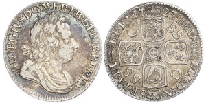 1 Shilling Regno Unito di Gran Bretagna (1707-1801) Argento Giorgio I (1660-1727)
