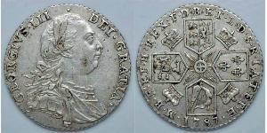 1 Shilling Regno Unito di Gran Bretagna (1707-1801) Argento Giorgio III (1738-1820)