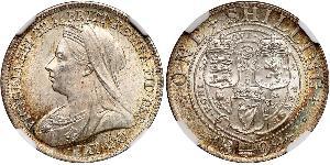 1 Shilling Regno Unito di Gran Bretagna e Irlanda (1801-1922) Argento Vittoria (1819 - 1901)