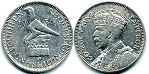 1 Shilling Rhodesia (1965 - 1979) Argento 