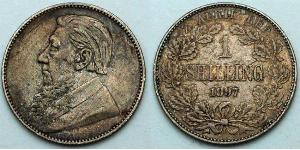 1 Shilling Sudafrica (1910 - ) Argento Paul Kruger (1825 - 1904)