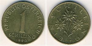 1 Shilling Republic of Austria (1955 - ) Brass 