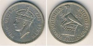 1 Shilling Southern Rhodesia (1923-1980) Copper/Nickel George VI (1895-1952)
