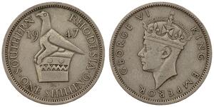 1 Shilling Southern Rhodesia (1923-1980) Copper/Nickel George VI (1895-1952)