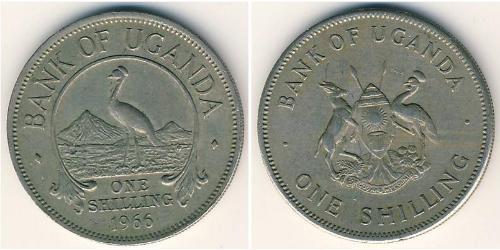 1 Shilling Uganda (1962 - ) Copper/Nickel 
