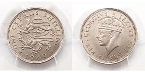 1 Shilling British Cyprus (1878 - 1960) Kupfer/Nickel Georg VI (1895-1952)