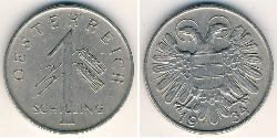 1 Shilling Federal State of Austria (1934-1938) Kupfer/Nickel 