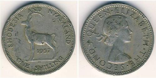 1 Shilling Southern Rhodesia (1923-1980) Kupfer/Nickel Elizabeth II (1926-2022)