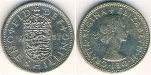 1 Shilling Vereinigtes Königreich (1922-) Kupfer/Nickel Elizabeth II (1926-2022)