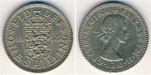 1 Shilling Vereinigtes Königreich (1922-) Kupfer/Nickel Elizabeth II (1926-2022)