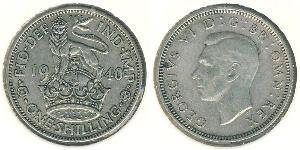 1 Shilling Vereinigtes Königreich (1922-) Kupfer/Nickel Georg VI (1895-1952)
