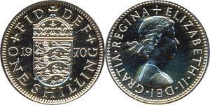 1 Shilling Vereinigtes Königreich (1922-) Kupfer/Nickel Elizabeth II (1926-2022)