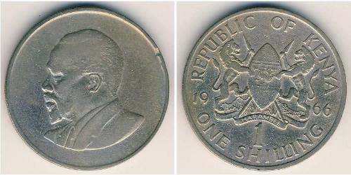 1 Shilling Kenia (1963 - ) Níquel/Cobre 