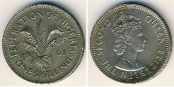 1 Shilling Nigeria (1960 - ) Níquel/Cobre 