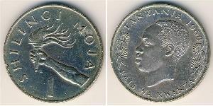 1 Shilling Tanzania (1964 - ) Níquel/Cobre 