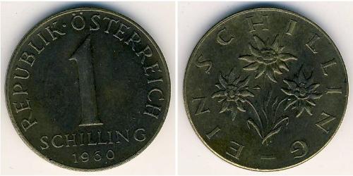 1 Shilling Republic of Austria (1955 - ) Ottone 