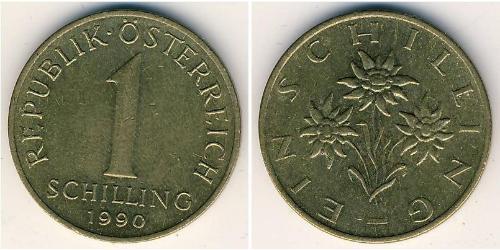1 Shilling Republic of Austria (1955 - ) Ottone 