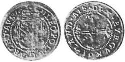 1 Shilling Alsacia Plata Leopoldo V de Habsburgo (1586 – 1632)