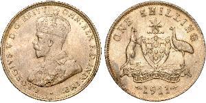 1 Shilling Australia (1788 - 1939) Plata Jorge V (1865-1936)