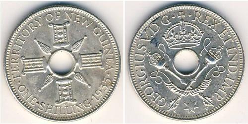 1 Shilling Nueva Guinea Plata 
