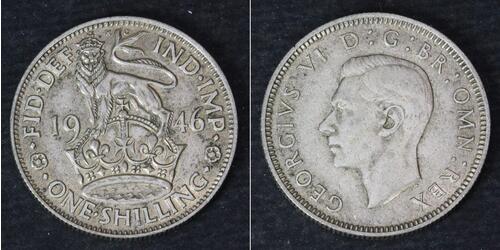1 Shilling Reino Unido Plata 