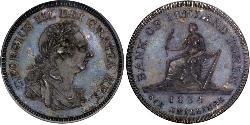1 Shilling Reino Unido de Gran Bretaña e Irlanda (1801-1922) Plata Jorge III (1738-1820)