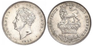 1 Shilling Reino Unido de Gran Bretaña e Irlanda (1801-1922) Plata Jorge IV (1762-1830)