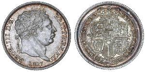 1 Shilling Reino Unido de Gran Bretaña e Irlanda (1801-1922) Plata Jorge III (1738-1820)