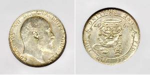 1 Shilling Reino Unido de Gran Bretaña e Irlanda (1801-1922) Plata Eduardo VII (1841-1910)