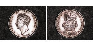 1 Shilling Reino Unido de Gran Bretaña e Irlanda (1801-1922) Plata Jorge IV (1762-1830)